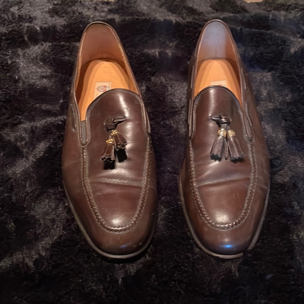 Mens Vintage Leather Gucci Shoes